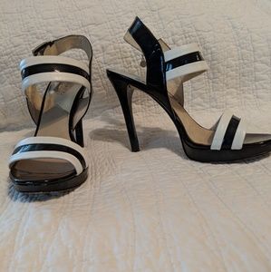 Michael Kors Patent Leather Ankle Strap Heels